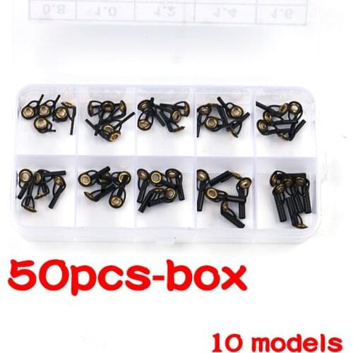 Fishing Top Rod Guide Ring Line Tip 0.8mm-2.6mm Stainless Steel DIY Eye Rings Pole Repair Kit Replacement Accessories