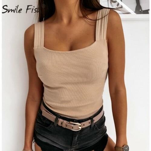 Solid Girls Vest Tops Basic O-Neck Tank Tee 2021 Casual Bodycon T-shirts Chic Fashion Sleeveless Summer Tops For Women G2230