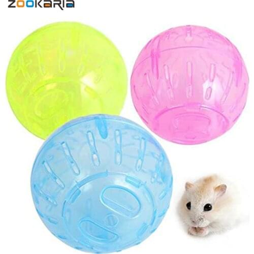 Plastic Pet Rodent Mice Jogging Ball Toy Hamster Gerbil Rat Exercise Balls Play Toys 10cm 12cm