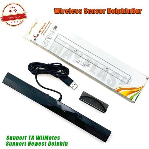 Hot Sales ! For Mayflash W010 Wireless Sensor DolphinBar Bluetooth Connect For Wii Remote Plus and PC Support G-sensor Function
