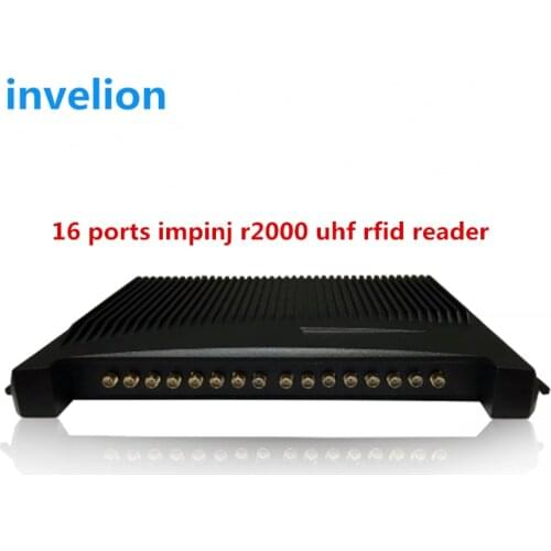 865Mhz long range rfid reader uhf INDY impinj r2000 chip rj45 TCP/IP interface 16 ports 915mhz for asset inventory tracking