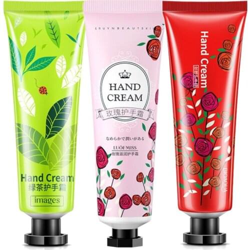 Rose Hand Cream Fades Hand Lines And Hydrating Hand Cream Anti-Drying Green Tea Hand Cream Autumn And Winter Skin Care Products
