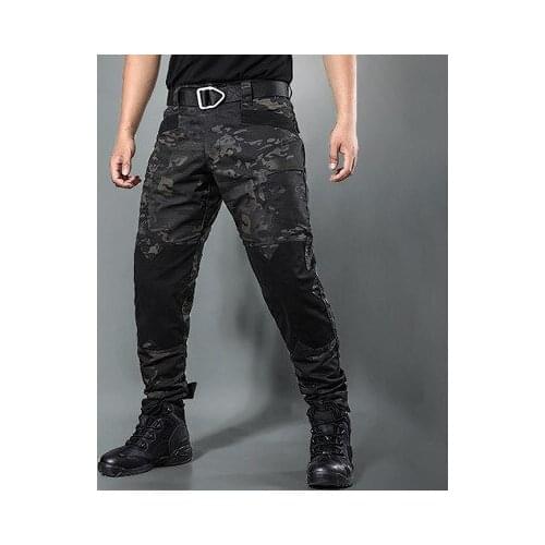 Men Hiking Jogger Tactical Pants Camouflage Military Cargo Sweatpants Loose Camo Casual Trousers pantalones tacticos