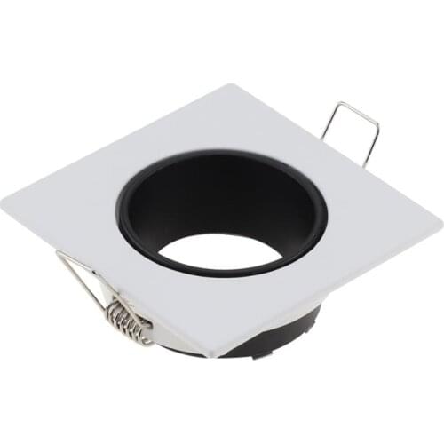 2020 GU10 Spot bulb fixture Zinc alloy Ceiling Recessed led Lamp 70mm Cut Hole with Bulb Replaceable Downlights MR16 fitting