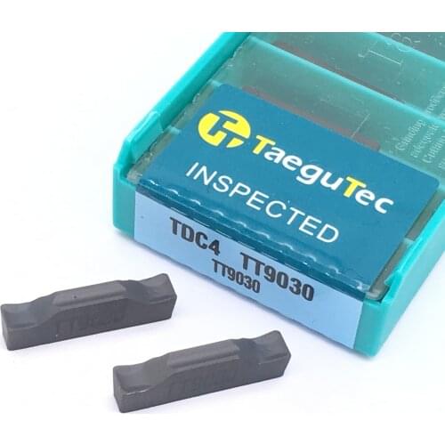 100% Original Sale 10PCS TDC4 TT9030 Cutting Lathe CNC Tools Turning Tools Grooving Carbide Inserts Lathe Cutter