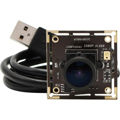 1080P H.264 wide angle 170degree fisheye lens AR0330 CMOS usb 2.0 camera webcam with microphone for Android, Linux Windows MAC