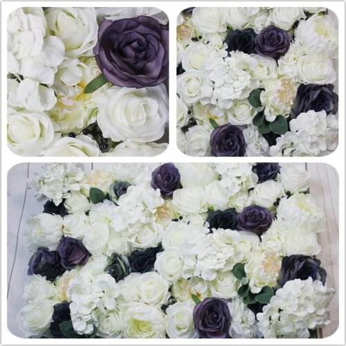 2018 SPR wedding rose flower wall backdrop panels wedding stage arch runner artificial flower arrangment decoration celebration