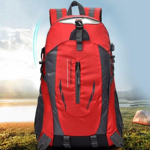 40L Camping Backpacks Women Mens Backpack Tourism Travel Hiking Cycling Rucksack Nylon Waterproof Trekking Outdoor Sport Bags