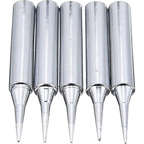 5pcs 900m-T-I Lead Free Solder Iron Tips Replacement Soldering Tools Head For 936 937