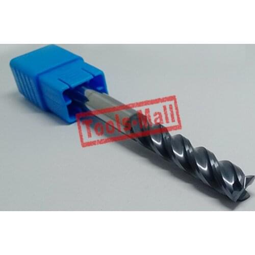 8mm D8*40*D8*100 4 Flutes HRC60 Flat Square End mills Milling cutters CNC Spiral Router bits carbide cutter CNC tools