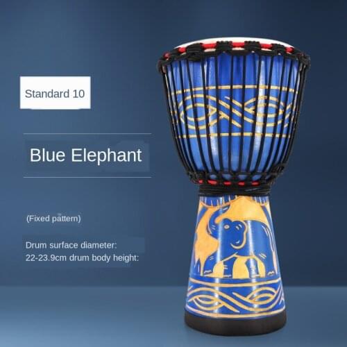 Sheepskin Lijiang Tabor African Drum Beginner Introduction Professional Percussion Instrument Standard 10-Inch 12-Inch Folk Drum