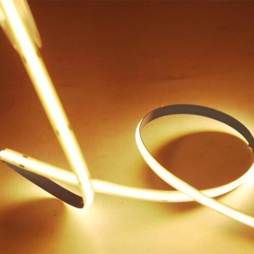 Free Shipping 320 LEDs High Density Flexible COB LED Light Bar Ra90 DC 12V 24V No Spot COB Strip Lighting for Decoration