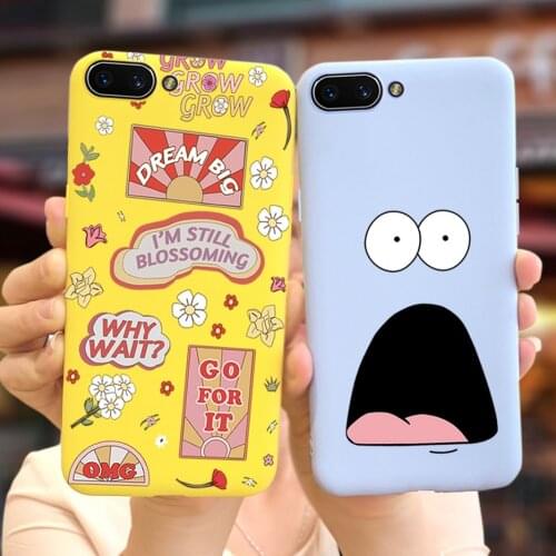 For Oppo A3s A5s Case A7 AX7 Soft Silicone Cute Cartoon Cover For Oppo A12 A12E A 12 A5 s Phone Cases Cover Funda OppoA12 Bumper