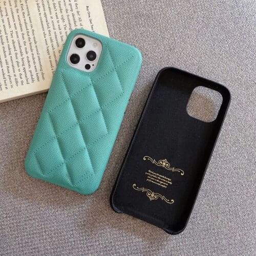 Luxury Brand High-Quality Caviar First Layer Cowhide Protective Cover Suitable For IPhone 12 Pro 11Pro Max 7 8 xr XS Phone Case