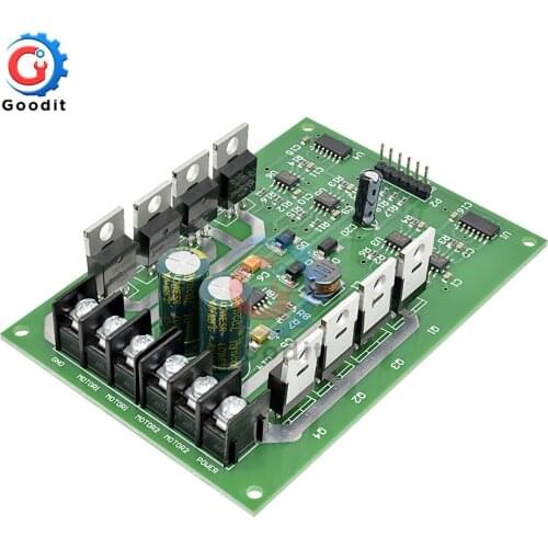 10A Dual Channel Motor Driver Board Module High Power H Bridge DC 3-36V Strong Braking Function Drive Plate