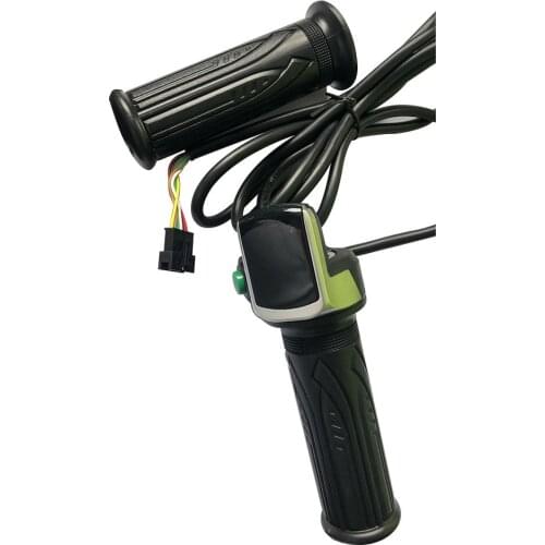 Electric Bicycle 122DX Charge LED Display Turn Handle Bicycle Throttle Handle SM Connector 6-Core KT Meter 6-Wire Controller