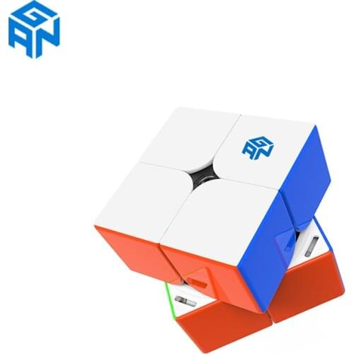 GAN 251 M Pro Leap 2x2x2 Magnetic Magic Speed Cube Stickerless GAN251 M Lead Magnets Puzzle Cube GAN251M Air Toys for Children