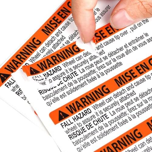 Custom Non-removable Destructible Fragile Paper Anti-counterfeiting Sticker Warranty Security Adhesive Labels