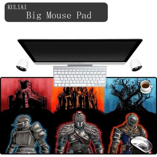 XGZ Colorful Dark Souls Mouse Pad Rectangular Rubber Non-slip Gamer Notebook 400X900X4MM Large Game Mousepad for Mass Effect