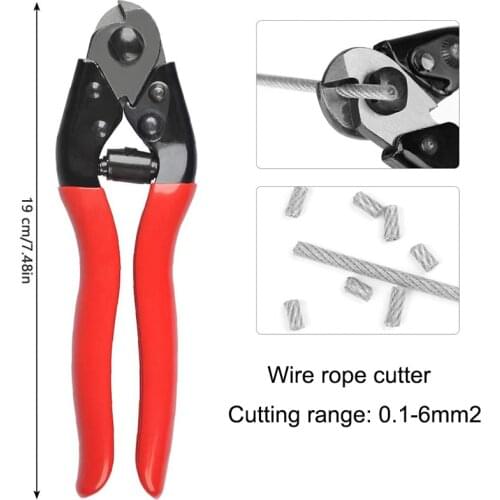 Steel wire cutter 0.1-6mm2 Electrician Diagonal Wire Cutters Pliers Side Cutter Cable Shears Electrician professional Tools