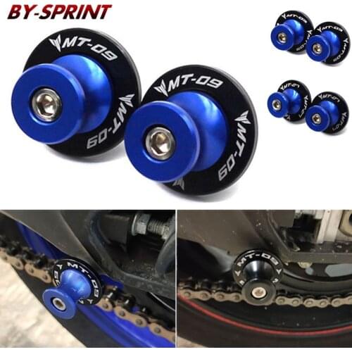 Motorcycle CNC 6MM Swingarm Spools Stand Screws Slider For YAMAHA MT-07 MT-09 MT-03 FZ07 FZ09 FJ09 TRACER 700/GT TRACER 900/GT