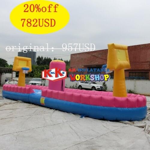 National fitness campaign Fun basketball court competition Inflatable basketball court Inflatable game