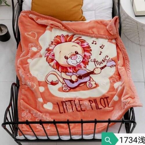 Newborn baby blanket double thickening children cloud blanket baby warm fleece blanket autumn and winter hug quilt child nap bla