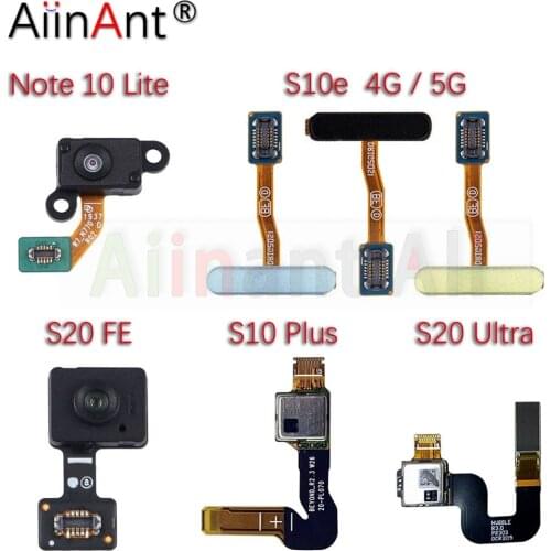 For Samsung Galaxy A3 A5 A7 2017 A320F A520F A720F Original Back Home Button Fingerprint Sensor Flex Cable Phone Repair Parts