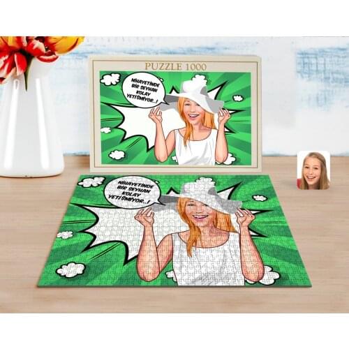 Personalized Women 'S Easy Grow Caricature of 1000 Piece Professional Puzzle-6