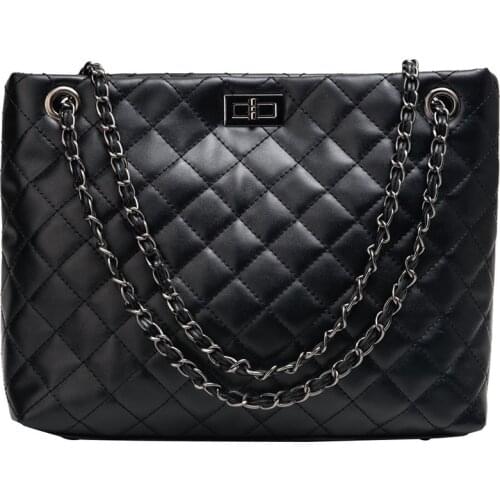 Luxury Pu Leather Women Handbags Fashion Chain Ladies Shoulder Bags Large Capacity Crossbody Bags for Women Tote Messenger Bag