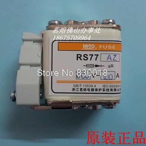 RS77AZ-100A MRO Mingrong Fast Fuse RS77AZ 100A Mingrong RS77 100A-5PCS/LOT