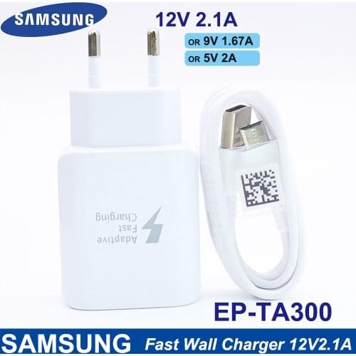 EP-TA300 25W Samsung 12V 2.1A Fast Wall Charger USB3.1 Type C Cable For Galaxy S10 S9 S8 Plus Note9 8 7 5 FE Tab Note A S Series