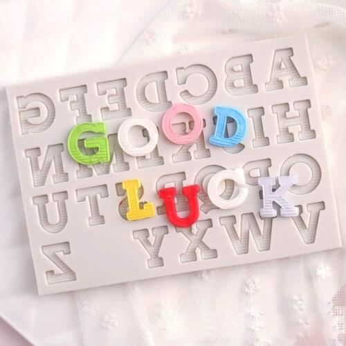 Letter Silicone Molds Fondant Cakes Decorating Tools Silicone Molds Sugarcraft Chocolate Baking Tools For Cakes Gumpaste Form