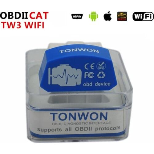 TONWON TW3 ICAR3 BT3.0/4.0/WiFi Diagnostic Scan Tool For iOS/Android Devices Check Car Engine Code Reader Better Than ELM327