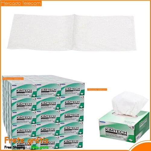 Factory Price KIMTECH Kimwipes 280pcs Fiber cleaning paper packes kimperly wipes Optical fiber wiping paper USA Import