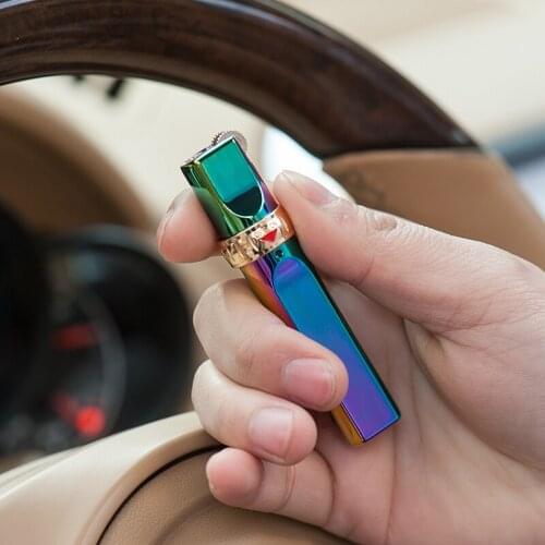 Jobon Torch Lighter Metal Jet Flint Lighter Gas Turbo Lighter Butane gas Windproof Cigar Grinding Wheel Lighter Gadgets For Men