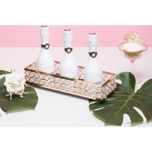 Mirror tray cake rack cake plate fruit plate wedding dessert table decoration decorative cake decoration ornaments