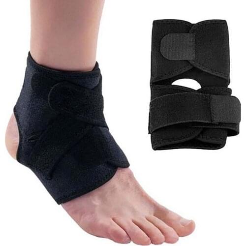 1pcs Compression Elastic Ankle Brace Adjustable Sports Support Sprain Fitness