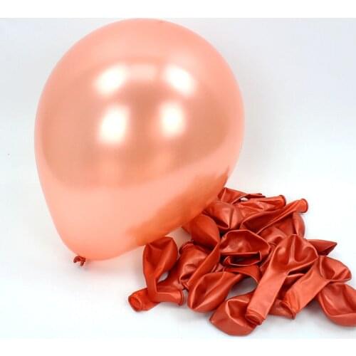 100pcs Rose Gold Latex Balloon Baby Shower DIY Love ballons for Wedding Decoration Birthday Party Supplies Globos Kids Toys 2.2g