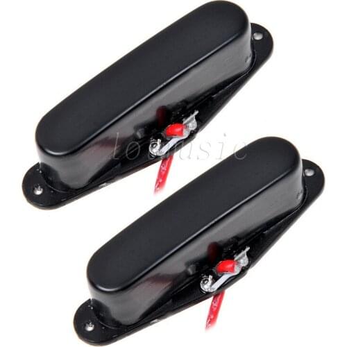 2Pcs Pickup Guitar Neck Pickup Ferrite Magenet Black For Fender Tele Guitar Replacement