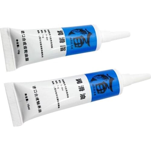 2Pcs Fishing Lubricanting Reel Metal Bearing Oil Grease Maintenance Supplies Fishing Tackle