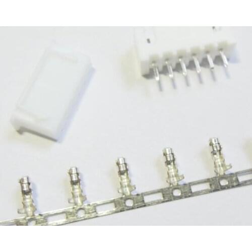 Free Shipping 20 sets 6pin 2.54mm Pitch Terminal / Housing / Pin Header Connector Wire Connectors Adaptor XH-6P Kits