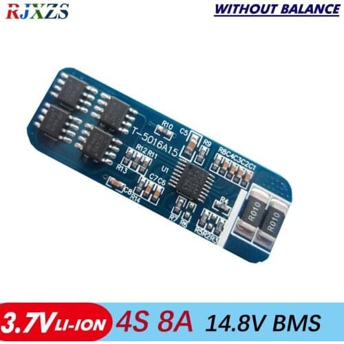 4S 8A Li-ion 14.8v 18650 DIY BMS PCM battery protection board bms pcm for li-ion lipo battery cell pack