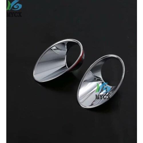 Car Accessories Exterior Decoration ABS Chrome Front Fog Lamp Light Cover Trims For Toyota Yaris XP150 2019 Car-styling