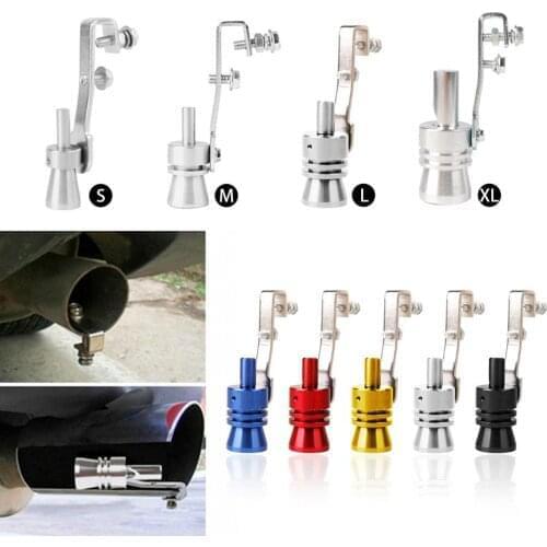 Hot Sale Size S/M/L/XL Large Universal Turbo Sound Whistler Exhaust Pipe Blow off Valve BOV Aluminum Car Motorcycle Accessories