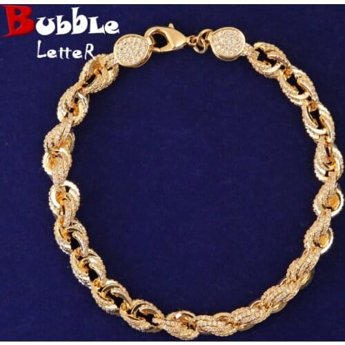 Bubble letter Braided Bracelets