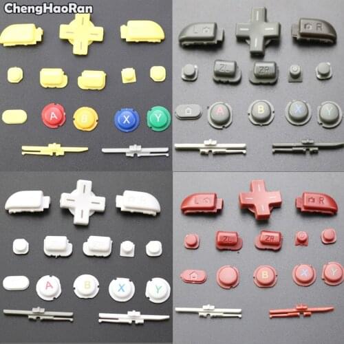 ChengHaoRan For Spare button for Nintendo 3DS XL NEW ll game console power button for console a B x Y and L R ZL Zr 1 set