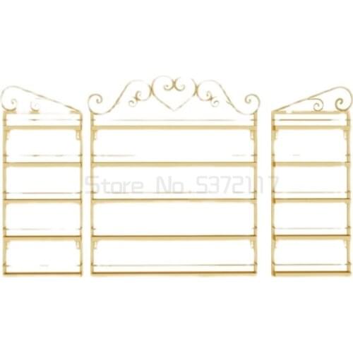 Manicure rack display rack net nail polish oil shelf Iron Art Manicure shelf hanging wall oil wall nail polish rack wall display
