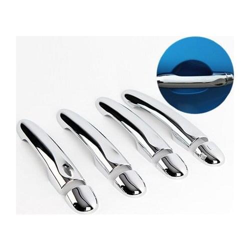 For Renault Latitude Samsung SM5 Renault Fluence SM3 Samsung L38 2009-2017 Chrome Door Handle Cover Trim Car Stickers Styling