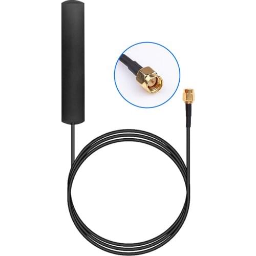 Kebidumei 3M Cable LTE 3G GSM Antenna Aerial Amplifier SMA Connector Internal Thread Adapter900/1800/2100MHz 3DBi 3-5V